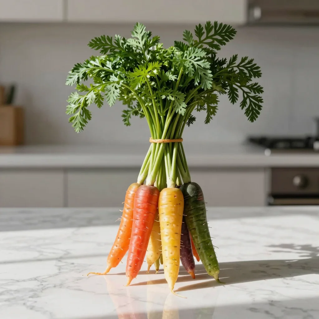 Organic Rainbow Baby Carrots